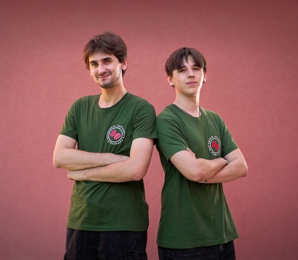 I due fondatori di Coffeeware al lavoro nello studio